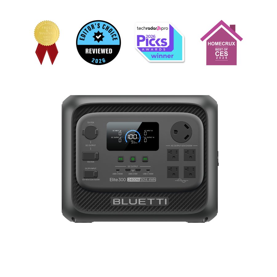 BLUETTI Elite 300 Portable Power Station | 2,400W, 3,014Wh — supplied and installed by Galaxy IT & Marketing