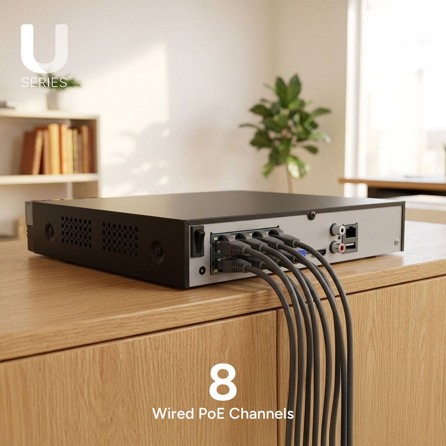 Lorex Connect (New App) | U-Series | 8Ch 4K NVR System | 3 Bullet Cameras — supplied and installed by Galaxy IT & Marketing