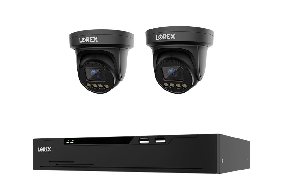 Lorex Connect X Series 4K 8-Channel Wired NVR System with X3 Turret Security Cameras - 2TB — supplied and installed by Galaxy IT & Marketing